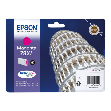 Epson 79XL - 17.1 ml - XL - magenta - originale - cartuccia d'inchiostro - per WorkForce Pro WF-4630DWF, WF-4640DTWF, WF-5110DW