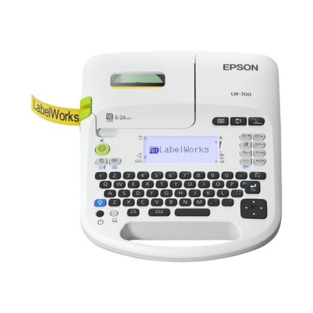 Epson LabelWorks LW-700 - Etichettatrice - B/N - trasferimento termico - Rotolo (2,4 cm) - 180 dpi - fino a 13 mm/sec - USB - t