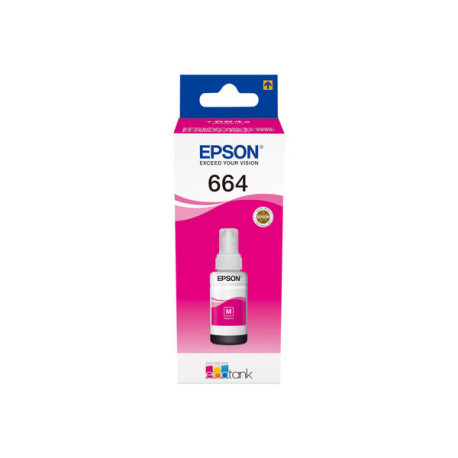 Epson T6643 - 70 ml - magenta - originale - ricarica inchiostro - per EcoTank ET-14000, ET-16500, ET-2500, ET-2550, ET-2600, ET