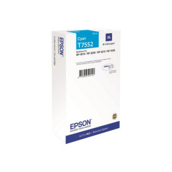 Epson T7552 - 39 ml - misura XL - ciano - originale - cartuccia d'inchiostro - per WorkForce Pro WF-8010, WF-8090, WF-8090 D3TW