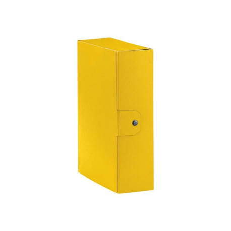 Esselte eurobox - Cartella a scatola - larghezza dorsale 100 mm - per 250 x 350 mm - giallo