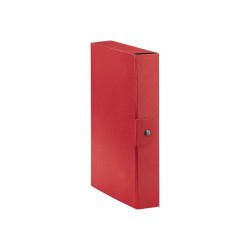 Esselte eurobox - Cartella a scatola - larghezza dorsale 60 mm - per 250 x 350 mm - rosso