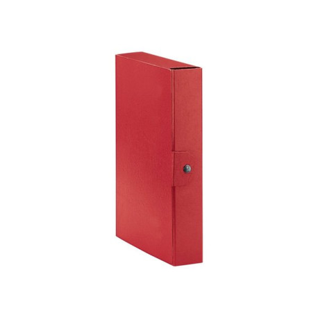 Esselte eurobox - Cartella a scatola - larghezza dorsale 60 mm - per 250 x 350 mm - rosso