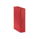 Esselte eurobox - Cartella a scatola - larghezza dorsale 80 mm - per 250 x 350 mm - rosso