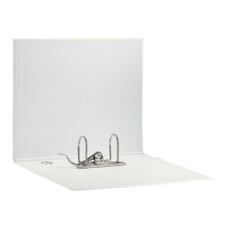 Esselte Eurofile Foolscap - Cartellina con meccanismo a leva - larghezza dorsale 80 mm - per Folio - bianco