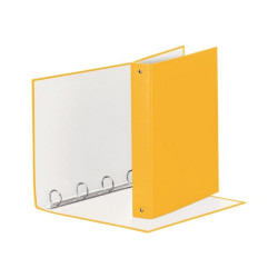 Esselte Meeting - Quaderno ad anelli - larghezza dorsale 40 mm - per 220 x 300 mm - capacità 200 fogli - giallo