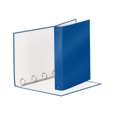 Esselte Meeting - Quaderno ad anelli - larghezza dorsale 40 mm - per 220 x 300 mm - capacità 200 fogli - metallizzato blu