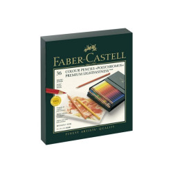 Faber-Castell Polychromos - Pastello colorato - pastello a olio - colori assortiti - 3.8 mm (pacchetto di 36)