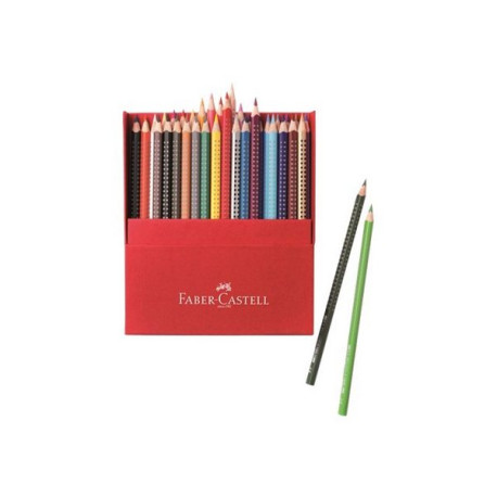 Faber-Castell Red Range - Pastello colorato - base acqua - acquerello (pacchetto di 36)