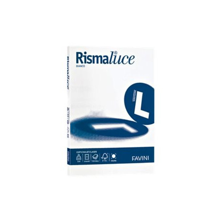 FAVINI HOME-OFFICE PROFESSIONAL Rismaluce Bianco - Bianco - A3 (297 x 420 mm) - 120 g/m² - 250 fogli carta comune