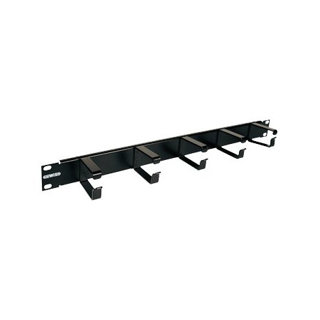 Gewiss - Pannello di gestione cavi rack - nero - 1U - 19"