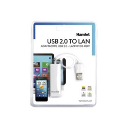 Hamlet HNU2F100 - Adattatore di rete - USB 2.0 - 10/100 Ethernet