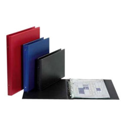 Favorit - Quaderno ad anelli - per 350 x 500 mm - nero