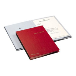 Fraschini - Libro delle firme - 18 compartimenti - per 240 x 340 mm - rosso