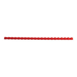 GBC CombBind - 8 mm - 21 anelli - A4 (210 x 297 mm) - 45 fogli - rosso - 100 pezzi pettine per la rilegatura in plastica - per 