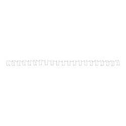 GBC MultiBind - 12 mm - 21 anelli - A4 (210 x 297 mm) - 85 fogli - bianco - 100 pezzi filo per rilegatura - per P/N: IB271212, 