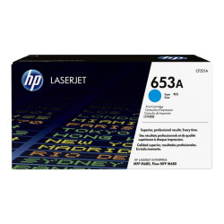 HP 653A - Ciano - originale - LaserJet - cartuccia toner (CF321A) - per Color LaserJet Enterprise MFP M680dn, MFP M680f- LaserJ