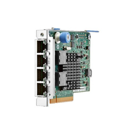 HPE 366FLR - Adattatore di rete - PCIe 2.1 x4 - Gigabit Ethernet x 4 - per ProLiant DL360 Gen10, DL388p Gen8