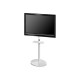 ITB Solution Pedestal Maxi - Supporto - per pannello piatto/lettore DVD - bianco lucido - dimensione schermo: 32"-50" - support