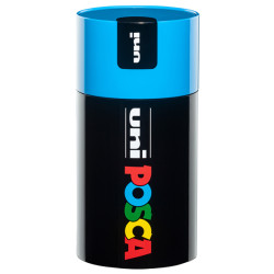 Gift Box c/coperchio blu 18 marcatori Uni Posca PC5M punta media col.ass. UNI