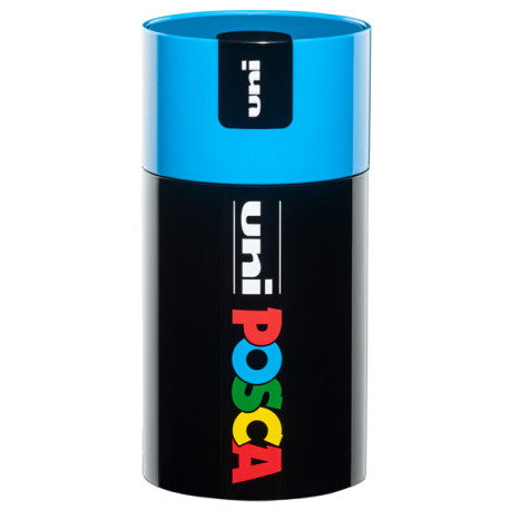 Gift Box c/coperchio blu 18 marcatori Uni Posca PC5M punta media col.ass. UNI