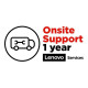 Lenovo Onsite Upgrade - Contratto di assistenza esteso - parti e manodopera (per sistema con 1 anno di deposito o di garanzia p