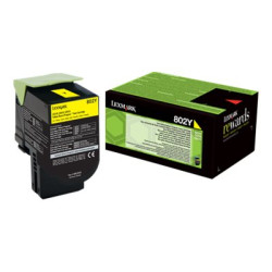 Lexmark 802Y - Giallo - originale - cartuccia toner LCCP, LRP - per Lexmark CX310dn, CX310n, CX410de, CX410dte, CX410e, CX510de