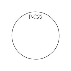 SizeTico Press Small P-C22 - Carta - adesivo acrilico permanente - bianco - rotonde 22 mm - 80 g/m² - 7500 etichette (250 fogli