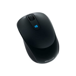 Microsoft Sculpt Mobile Mouse - Mouse - per destrorsi e per sinistrorsi - ottica - 3 pulsanti - senza fili - 2.4 GHz - ricevito