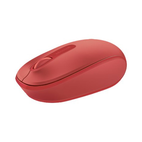 Microsoft Wireless Mobile Mouse 1850 - Mouse - per destrorsi e per sinistrorsi - ottica - 3 pulsanti - senza fili - 2.4 GHz - r