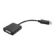 Nilox - Adattatore DisplayPort - DisplayPort (M) a DVI-D (F) - nero