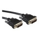 Nilox - Cavo DVI - legame doppio - DVI-D (M) a DVI-D (M) - 2 m - nero