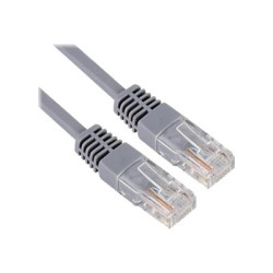 Nilox - Cavo patch - RJ-45 (M) a RJ-45 (M) - 2 m - UTP - CAT 5e - grigio