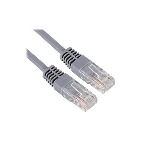 Nilox - Cavo patch - RJ-45 (M) a RJ-45 (M) - 2 m - UTP - CAT 5e - grigio