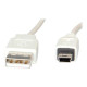 Nilox - Cavo USB - mini-USB Type B (M) a USB (M) - USB 2.0 - 1.8 m - bianco