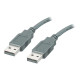 Nilox - Cavo USB - USB (M) a USB (M) - USB 2.0 - 3 m - nero