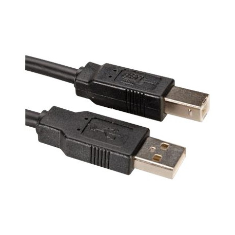 Nilox - Cavo USB - USB Tipo B (M) a USB (M) - USB 2.0 - 1.8 m - nero