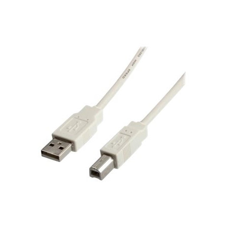 Nilox - Cavo USB - USB Tipo B (M) a USB (M) - USB 2.0 - 80 cm - bianco