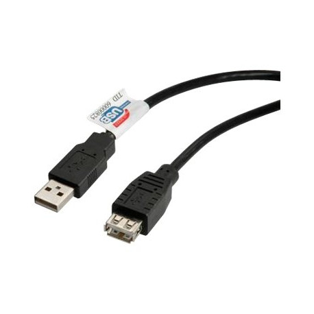 Nilox - Prolunga USB - USB (F) a USB (M) - USB 2.0 - 3 m - nero