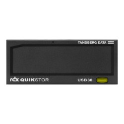 Overland Tandberg RDX QuikStor - Unità disco - RDX - SuperSpeed USB 3.0 - interna - 3.5" - nero (pacchetto di 10)