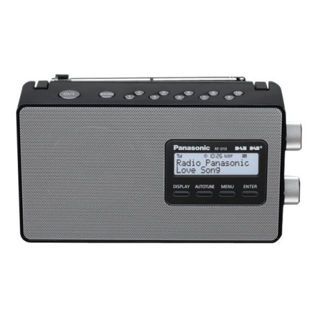 Panasonic-RF-D10EG - Radio portatile DAB - 2 Watt - nero