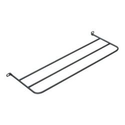 Panduit Extended Strain Relief Bar - Pressacavo - nero - 19"