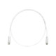 Panduit TX6 PLUS - Cavo patch - RJ-45 (M) a RJ-45 (M) - 3 m - UTP - CAT 6 - schermato, bloccato - bianco spento