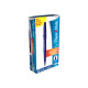 Paper Mate FLAIR ORIGINAL - Penna punta in fibra - blu - inchiostro base acqua - 1 mm - medio (pacchetto di 12)