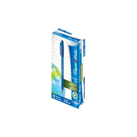 Paper Mate FlexGrip ultra - Penna a sfera - blu - 1 mm - medio (pacchetto di 12)