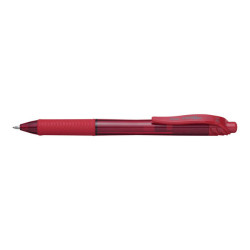 Pentel EnerGel X - Penna a sfera - rosso - inchiostro gel - 1 mm - medio - retrattile