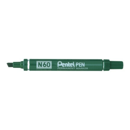 Pentel PEN - Marcatore - permanente - nero, rosso, blu, verde - inchiostro a base olio - 3.9-5.5 mm (pacchetto di 4)