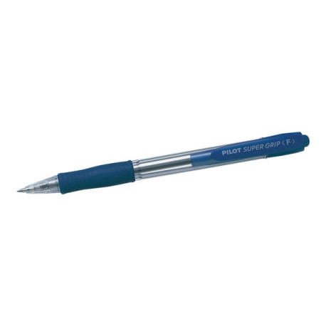 Pilot Super Grip - Penna a sfera - blu - inchiostro a base olio - 0.7 mm - fine - retrattile