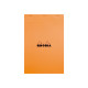 RHODIA CLASSIC SMALL OFFICE A4 - Blocchetto - graffettato - 210 x 318 mm - 40 fogli / 80 pagine - quadretti - arancione