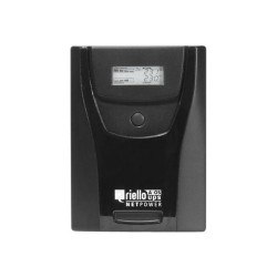 Riello UPS Net Power NPW 1500 - UPS - 220/230/240 V c.a. V - 900 Watt - 1500 VA - RS-232, USB - connettori di uscita 6 - nero